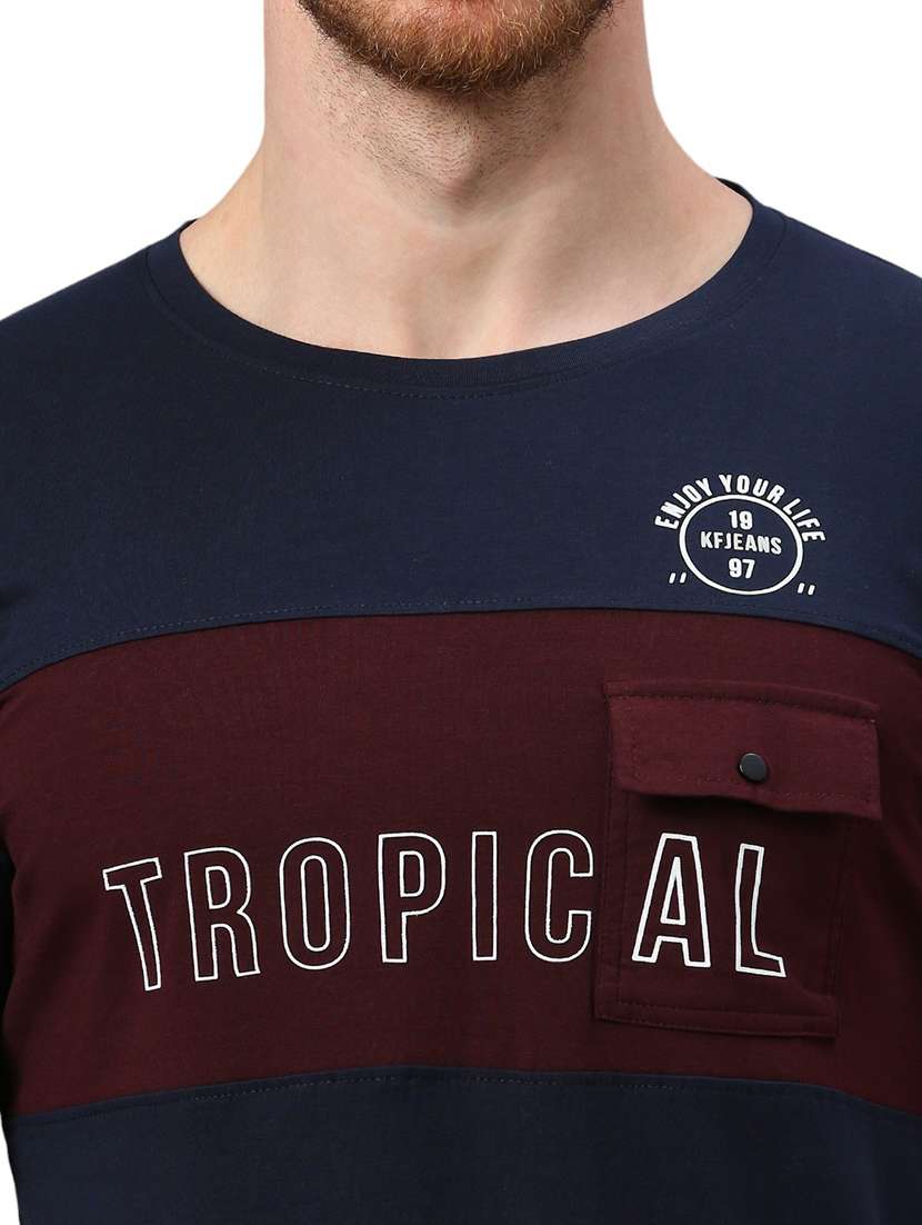 men chest print t-shirt - 21078802 - Standard Image - 5