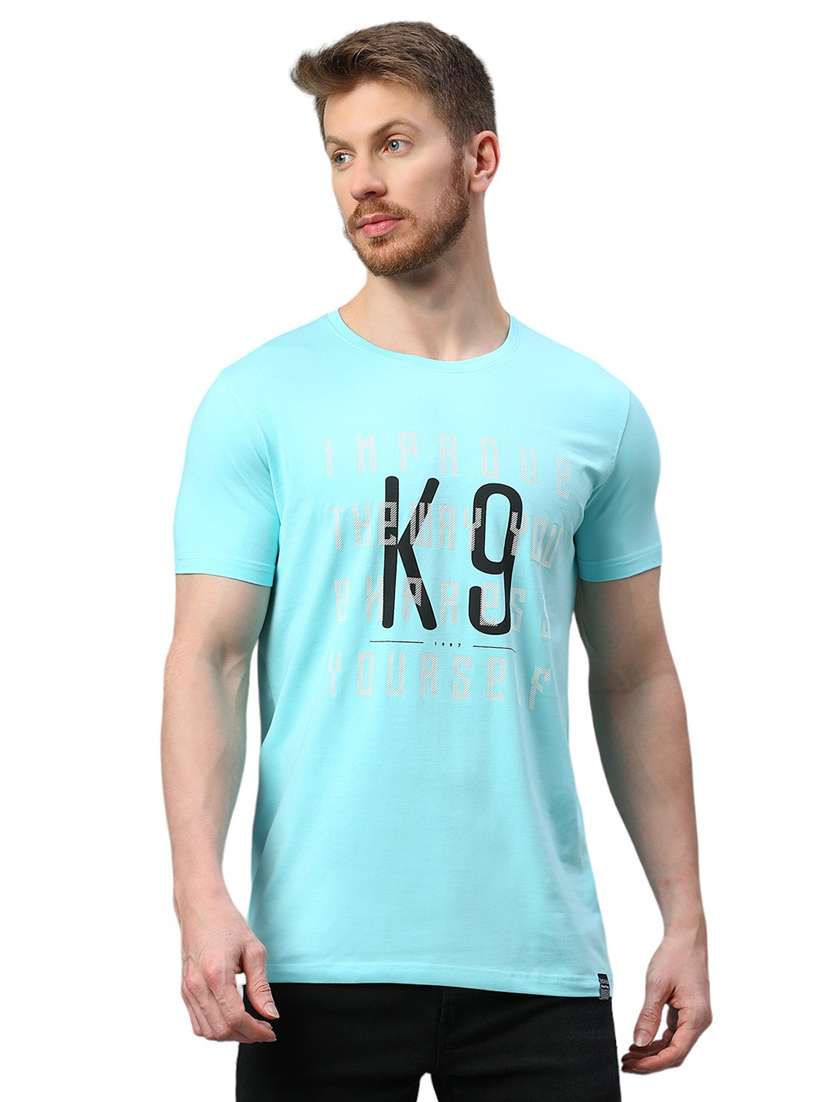men front print short sleeve t-shirt - 21078806 - Zoom Image - 0
