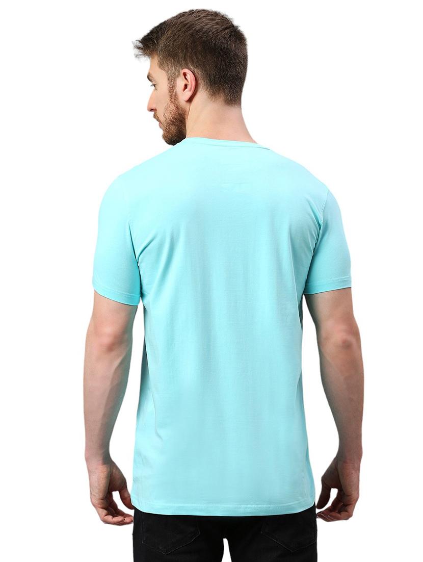 men front print short sleeve t-shirt - 21078806 - Standard Image - 3