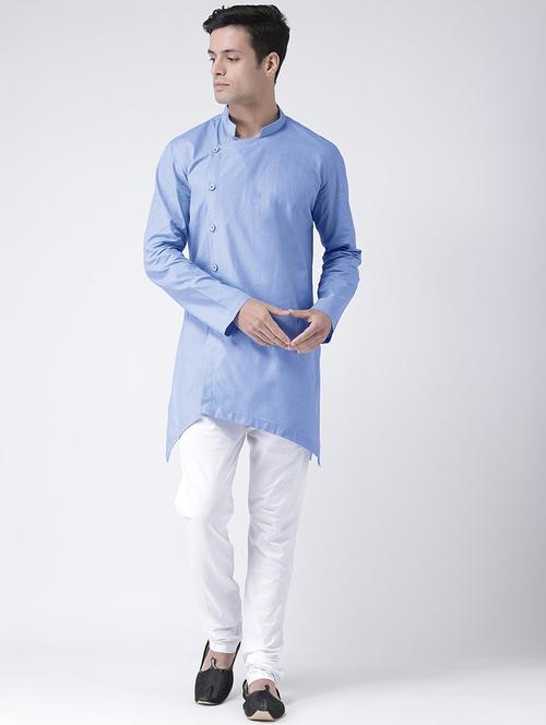 men solid kurta bottom ethnic wear set - 21078856 -  Standard Image - 0