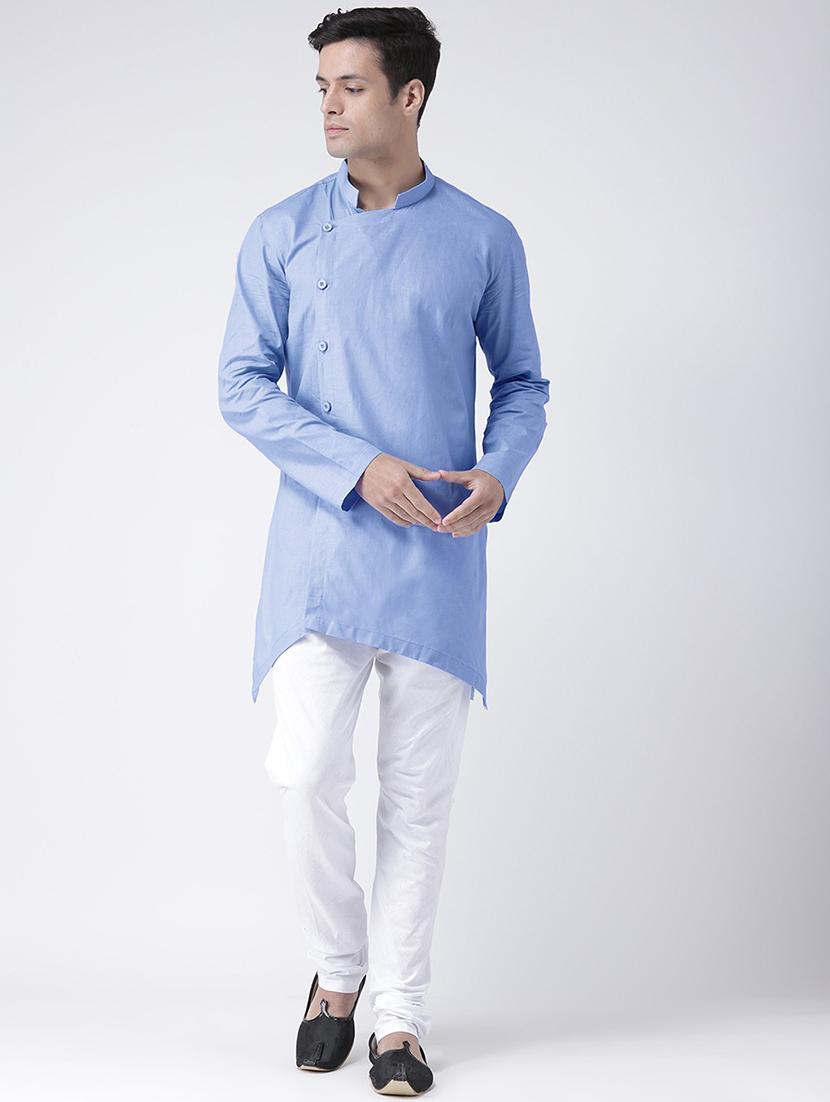 men solid kurta bottom ethnic wear set - 21078856 -  Zoom Image - 0
