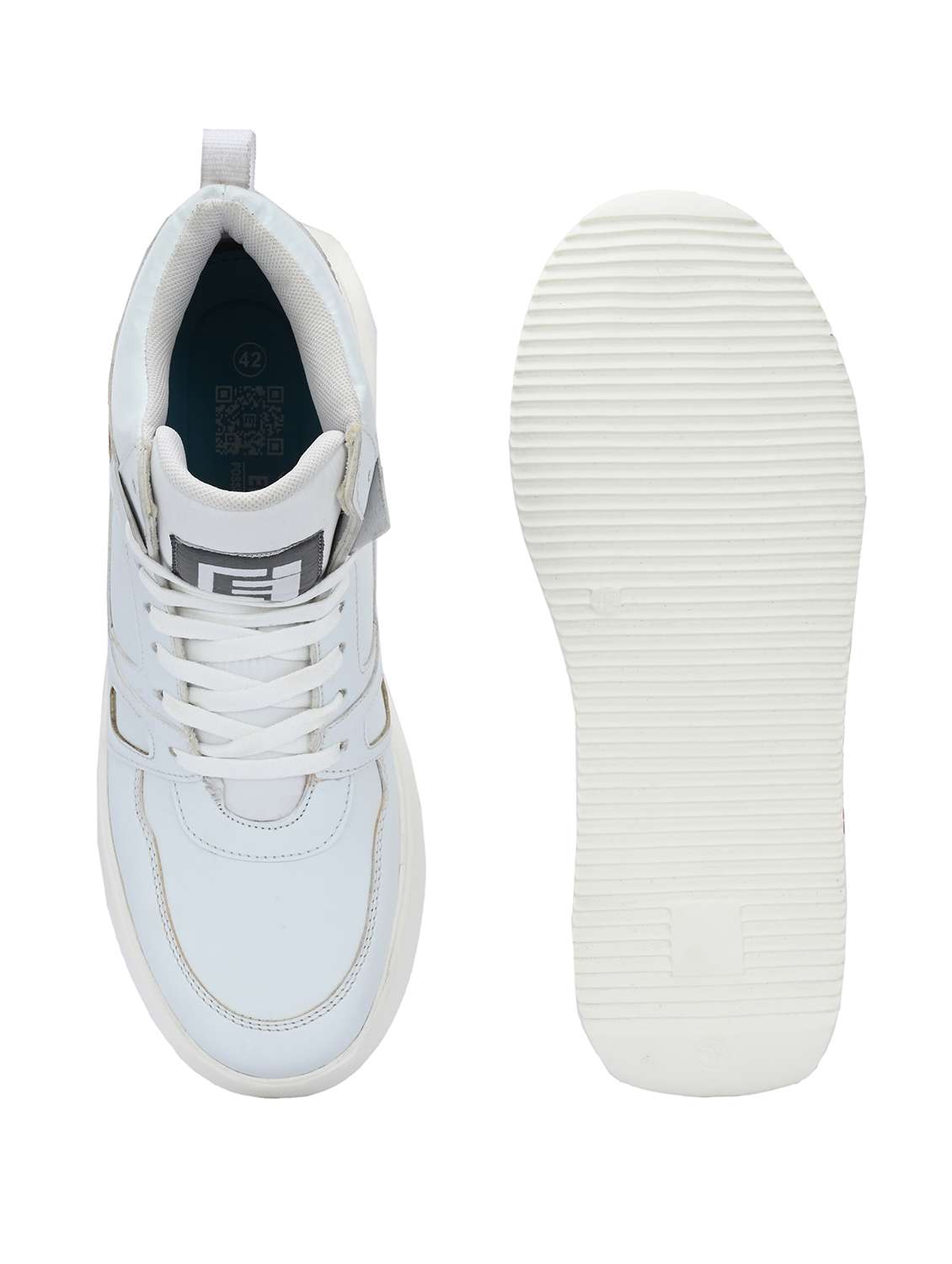 light blue solid lace up sneaker - 21080350 -  Standard Image - 5