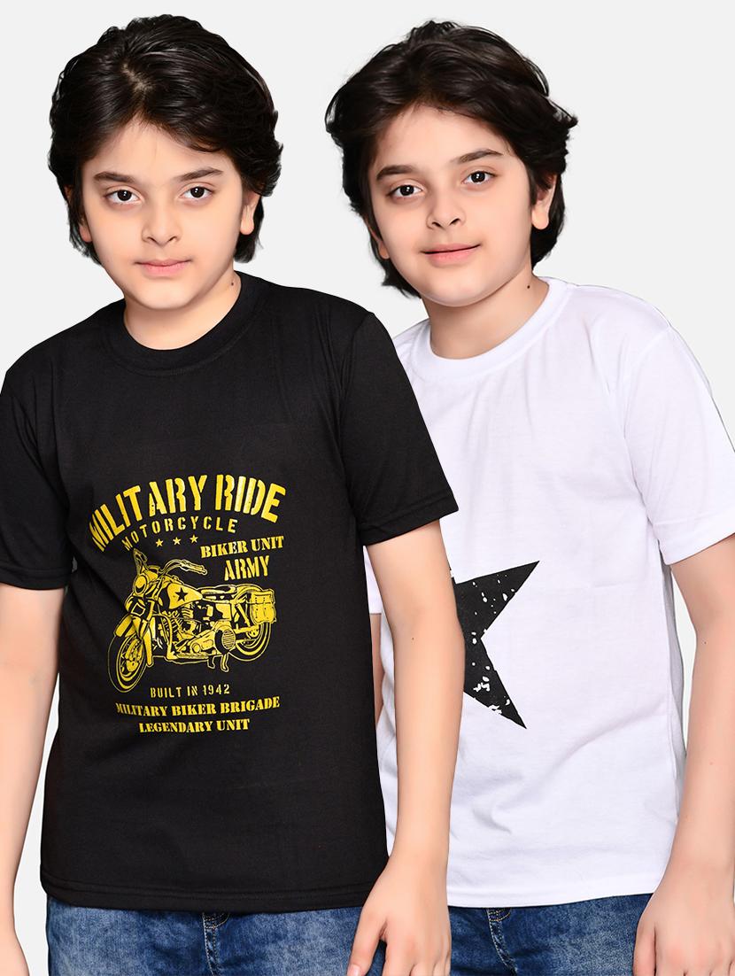 multi cotton blend t-shirt - 21081914 - Zoom Image - 0