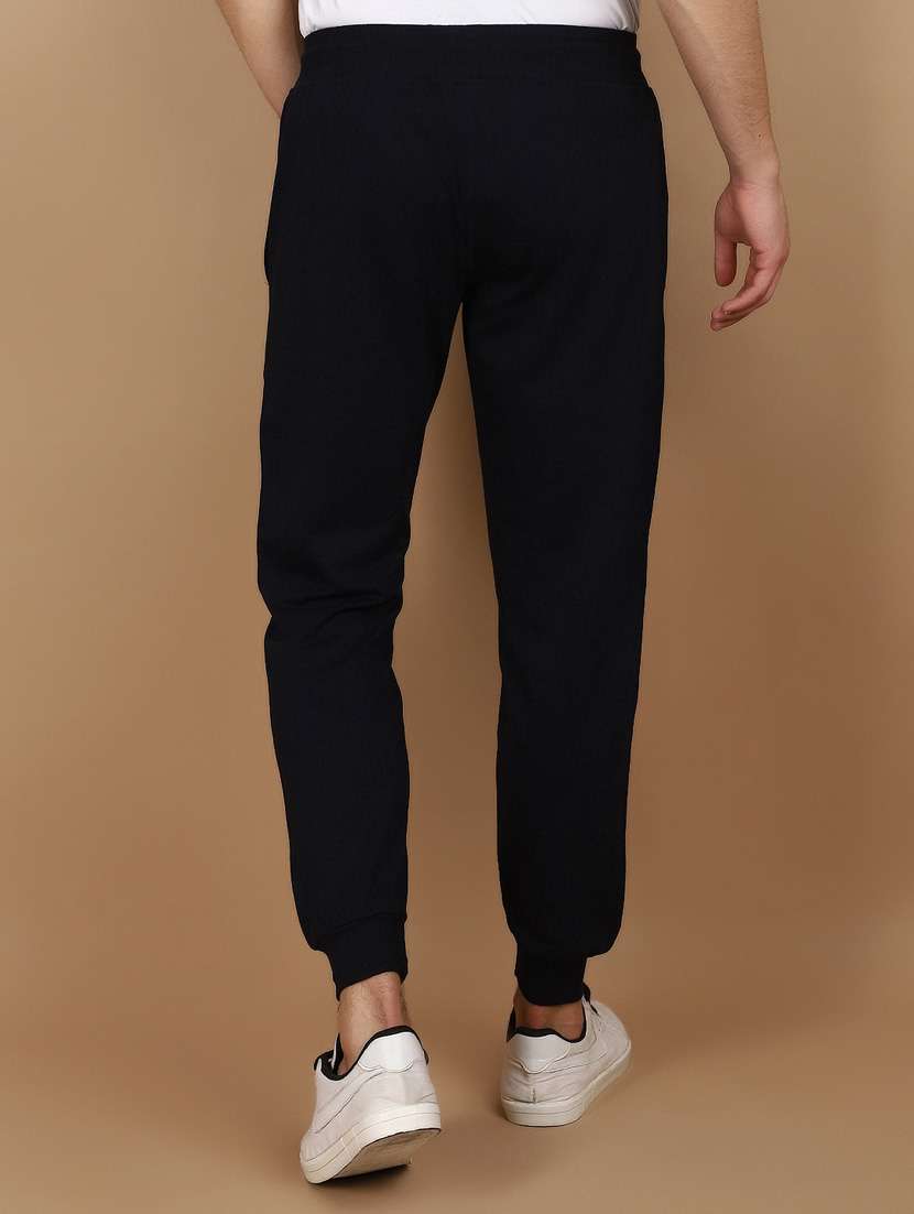 navy blue cotton full length jogger - 21082283 -  Standard Image - 3