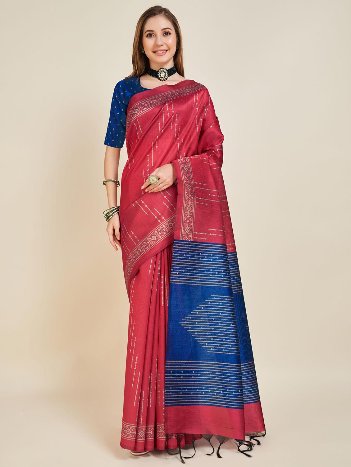 women red self design maheshwari saree - 21083533 -  Zoom Image - 0