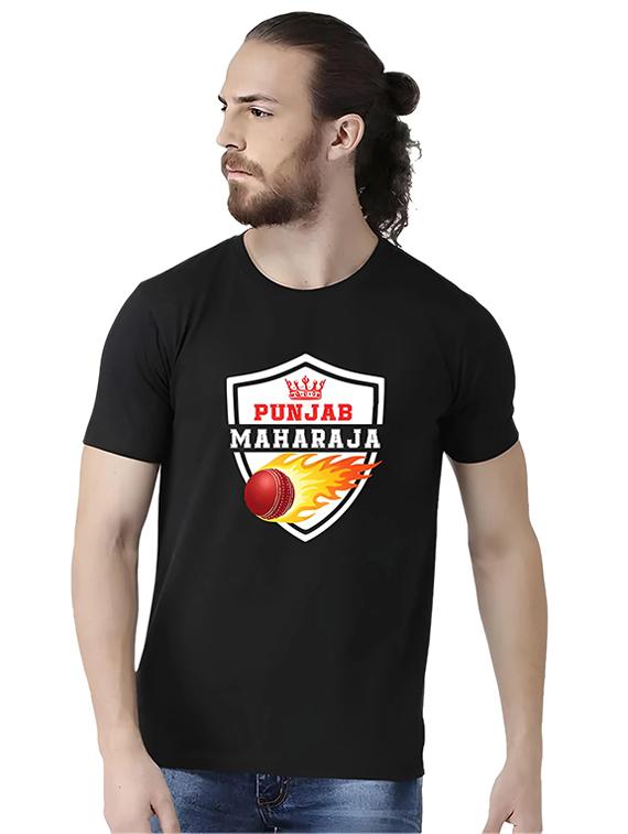 men round neck chest print t-shirt - 21092400 -  Zoom Image - 0