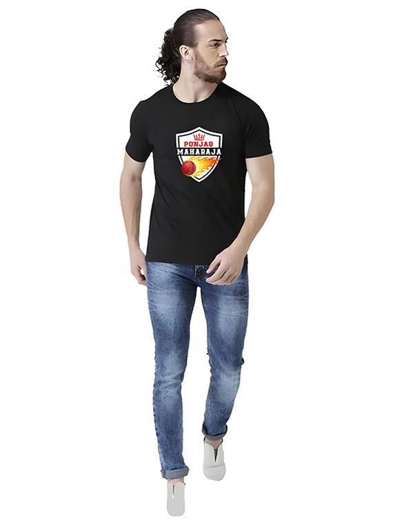 men round neck chest print t-shirt - 21092400 - Standard Image - 3