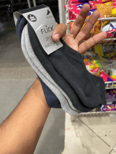 assorted cotton spandex sock - 21092728 - Zoom Image - 0