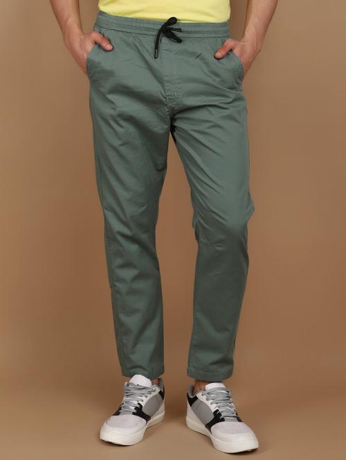 sea green twill track pant - 21092852 - Standard Image - 0