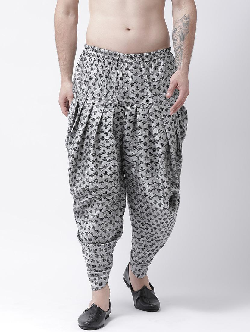 men mid rise printed dhoti - 21093970 - Zoom Image - 0
