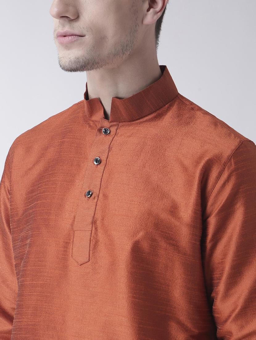 men long sleeve dhoti kurta set - 21093997 - Standard Image - 3