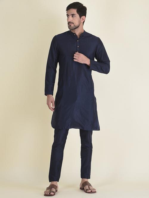 men kurta with trouser ethnic wear set - 21096899 - Standard Image - 0
