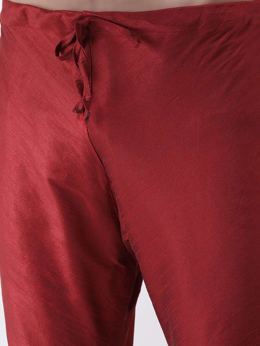 men mandarin neck kurta churidar with jacket - 21097243 - Standard Image - 3