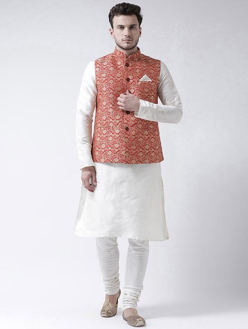 men kurta with churidar ethnic wear set - 21097441 -  Standard Image - 0