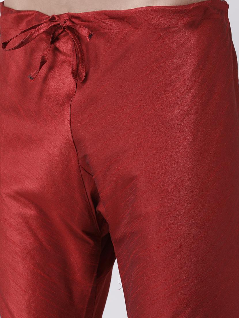 men mandarin neck kurta bottom with jacket - 21097583 - Standard Image - 3