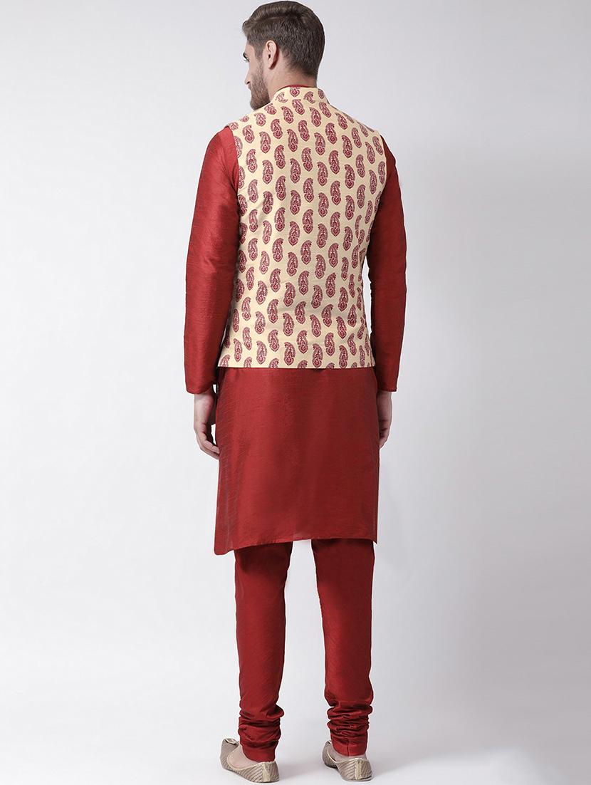men self designed ethnic wear set - 21097587 - Standard Image - 3