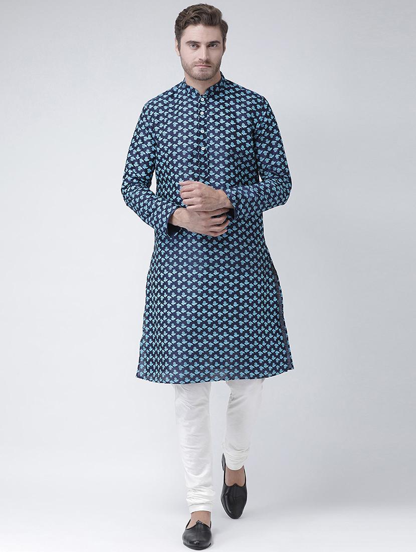 men printed regular long kurta - 21098581 - Zoom Image - 0