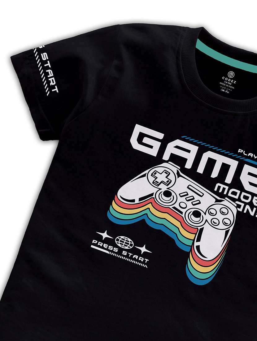 pack of 2 multi coloured printed t-shirt - 21098940 -  Standard Image - 3