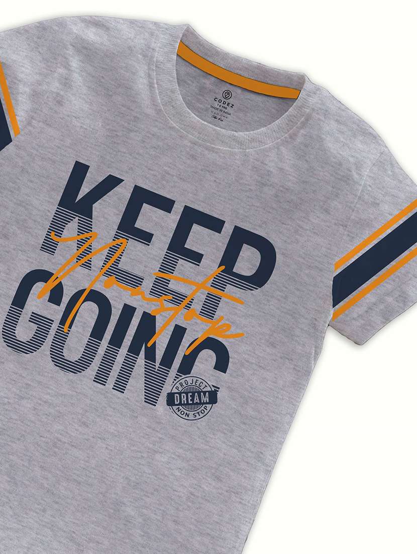 boys round neck printed set of 2 regular t-shirt - 21099082 -  Standard Image - 3