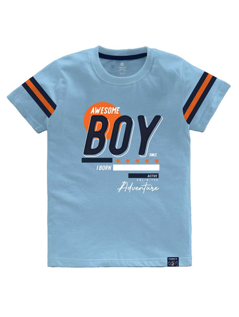 boys round neck printed set of 2 regular t-shirt - 21099119 -  Standard Image - 3