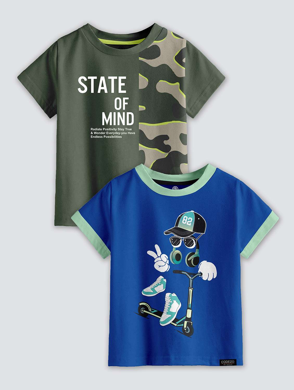 multi colored cotton blend tshirt