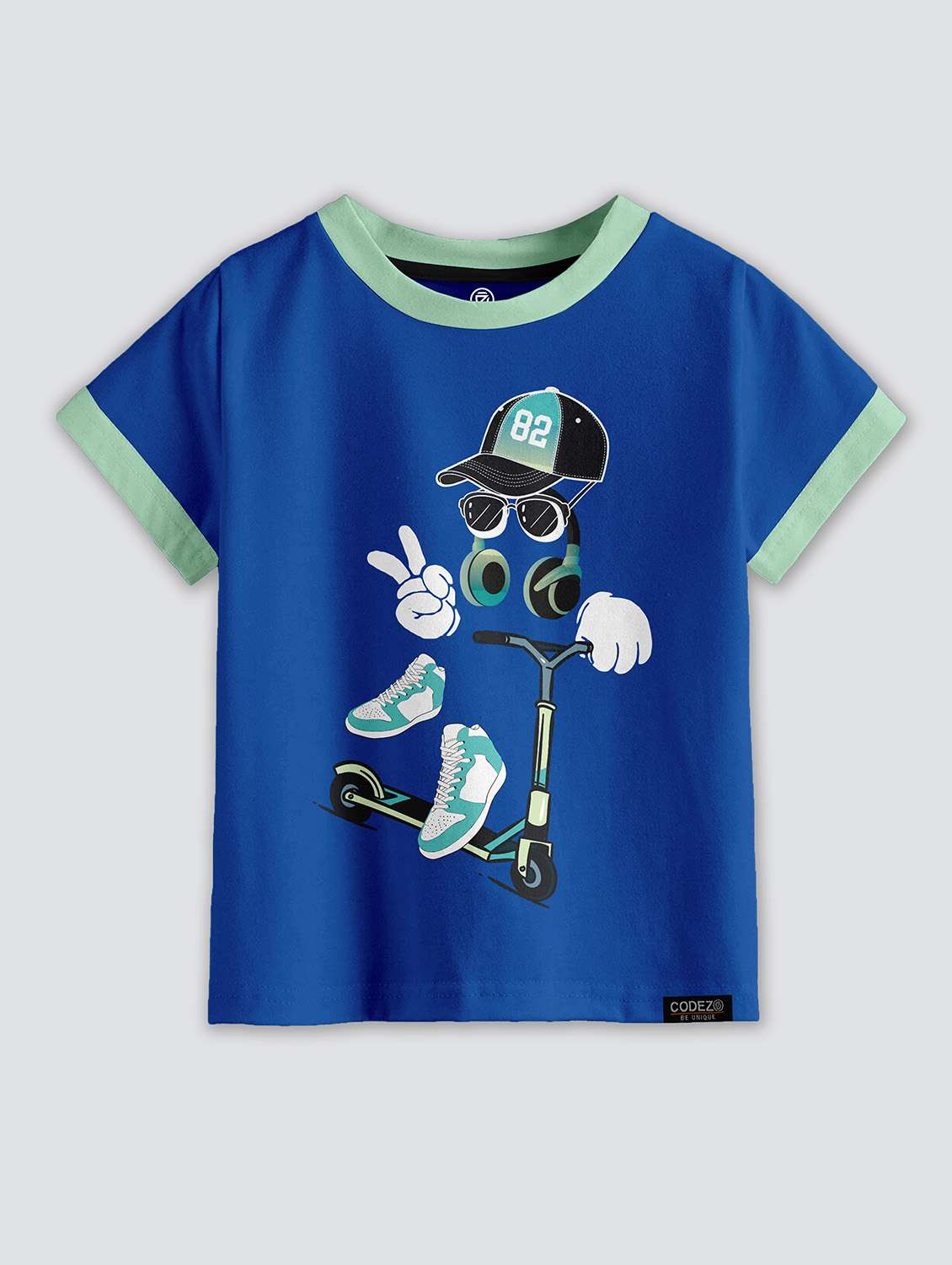 boys round neck printed set of 2 regular t-shirt - 21099218 -  Standard Image - 3