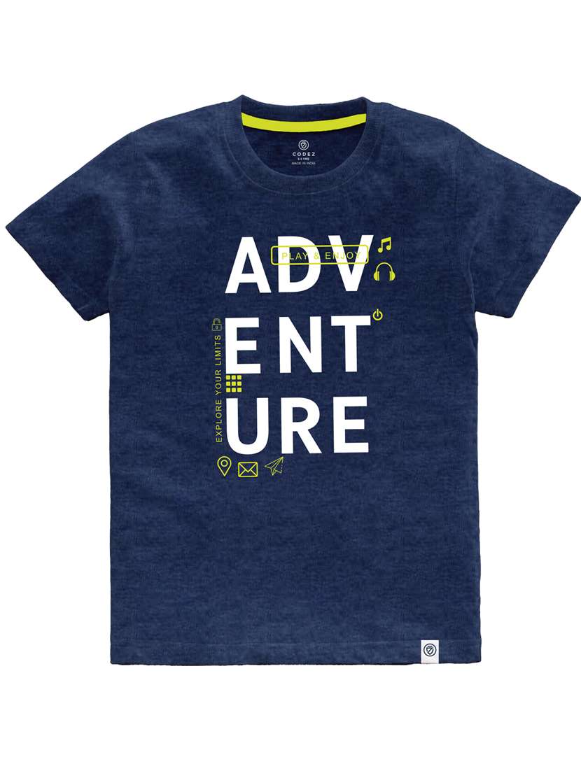 boys round neck printed set of 2 regular t-shirt - 21099371 -  Standard Image - 3