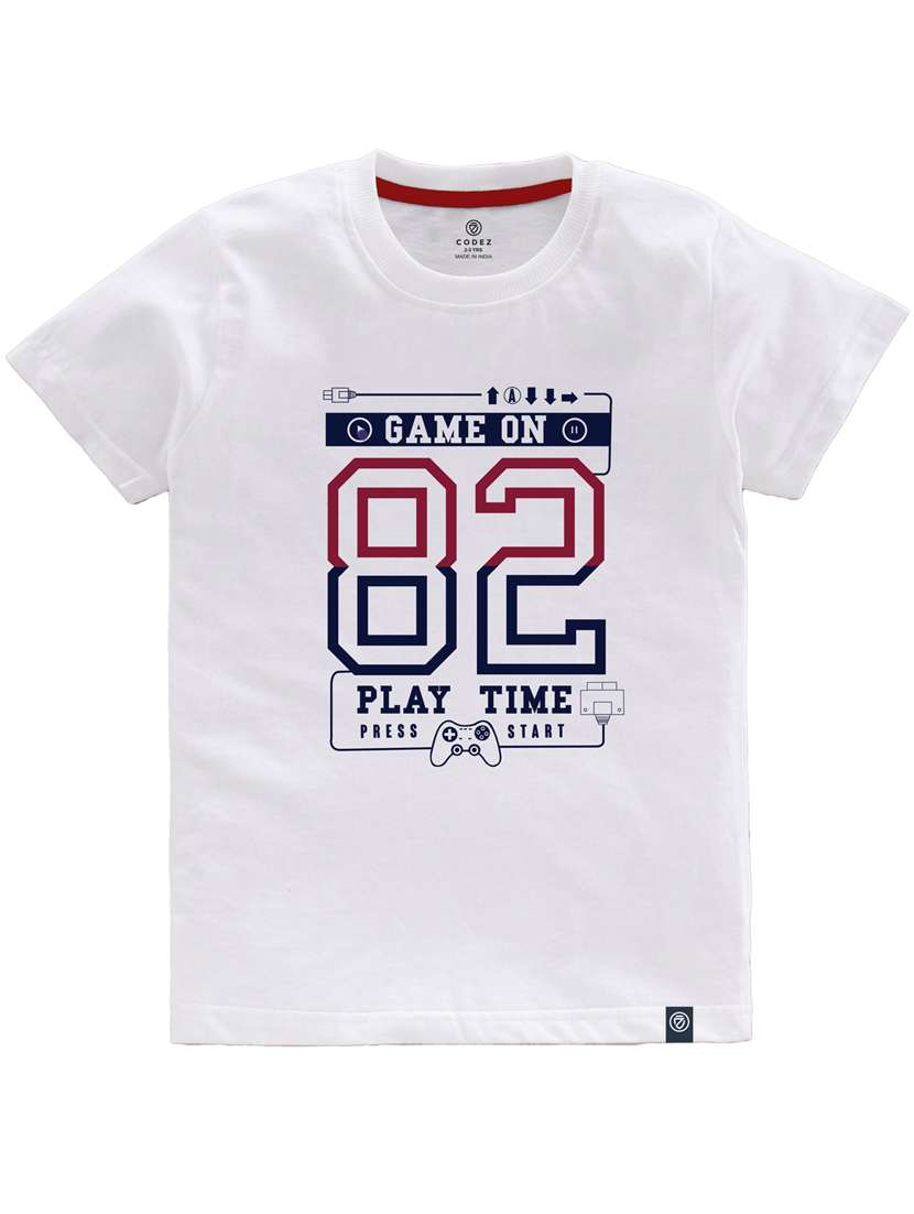 boys round neck printed set of 2 regular t-shirt - 21099400 -  Standard Image - 3