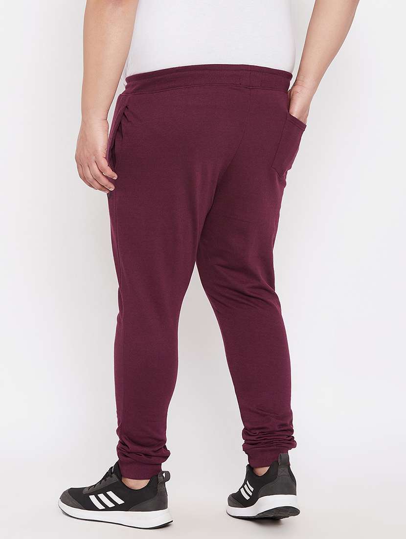 men solid mid rise full length jogger - 21099515 - Standard Image - 3