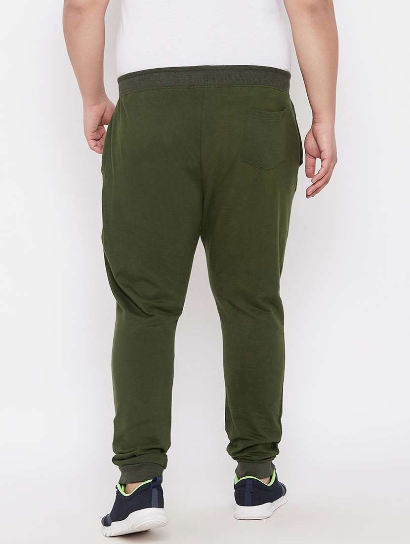 men placement print mid rise full length jogger - 21099525 -  Standard Image - 3