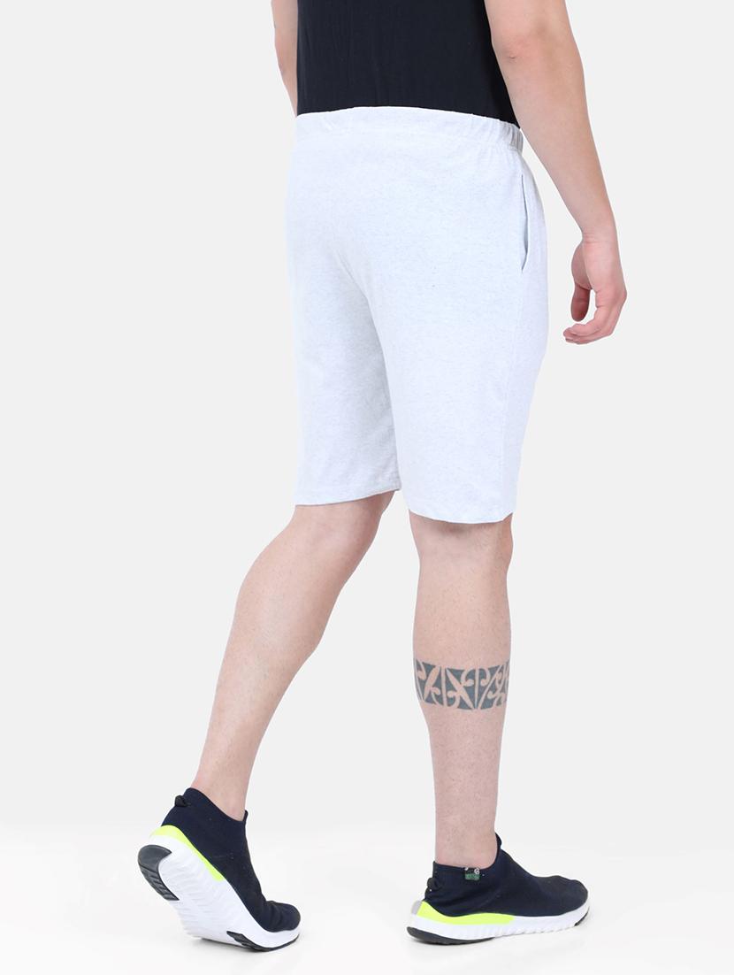 white cotton blend short - 21099568 - Standard Image - 3