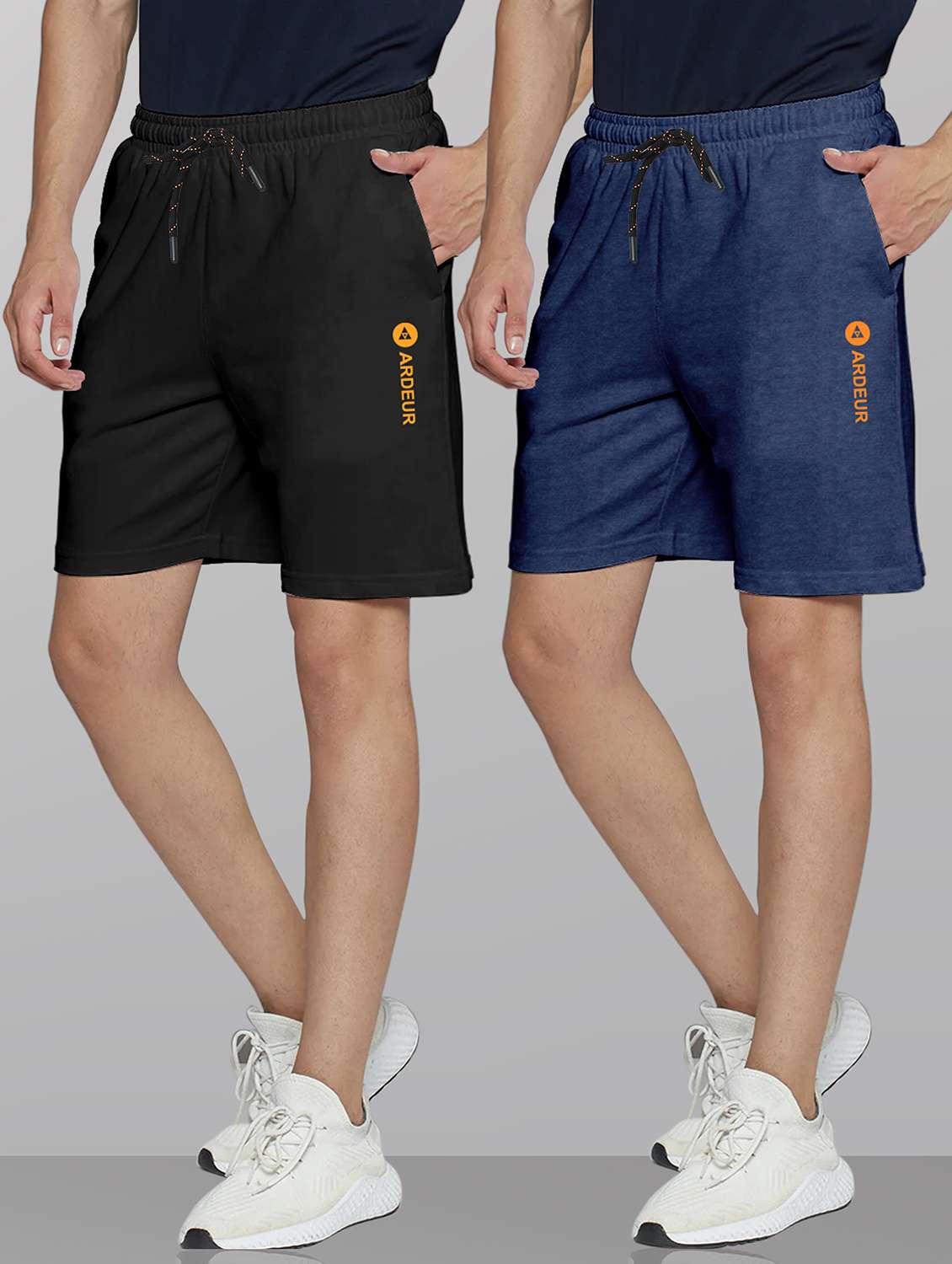 men pack of 2 mid rise shorts