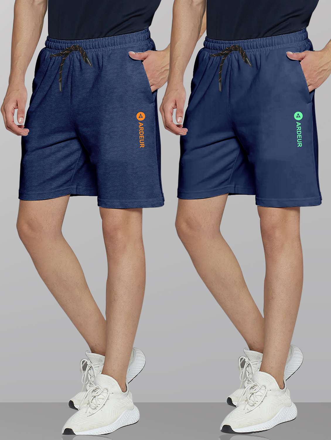 men pack of 2 mid rise shorts