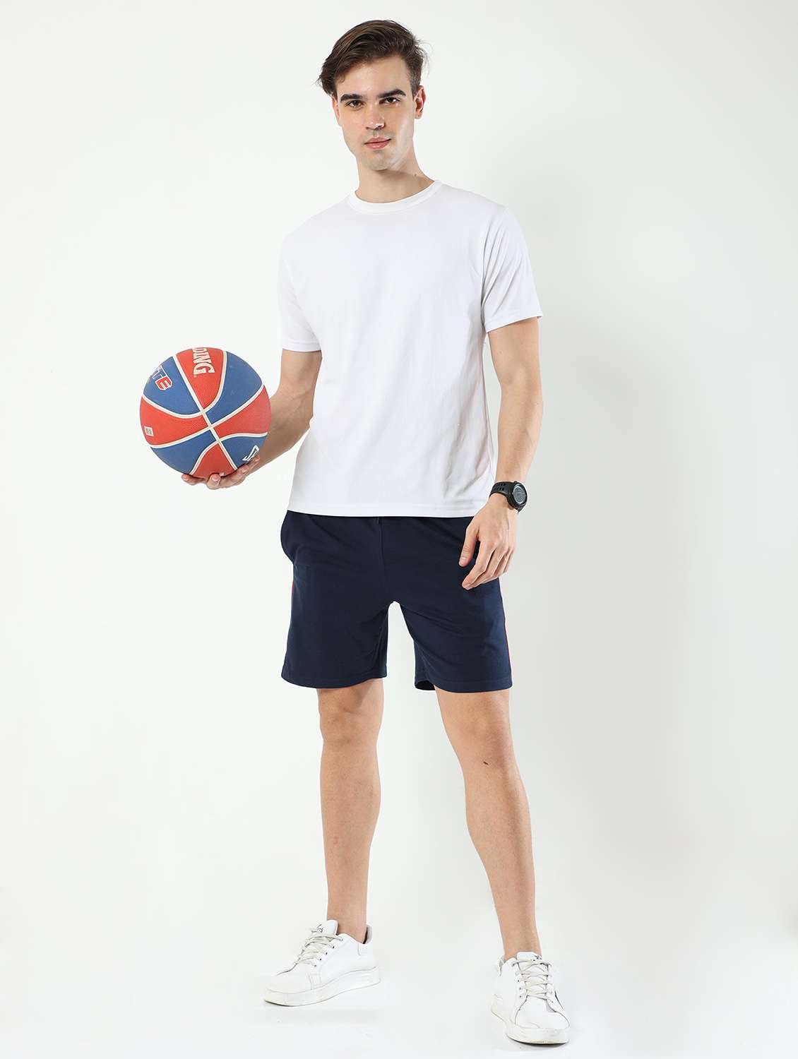 men pack of 2 mid rise shorts - 21099620 -  Standard Image - 3