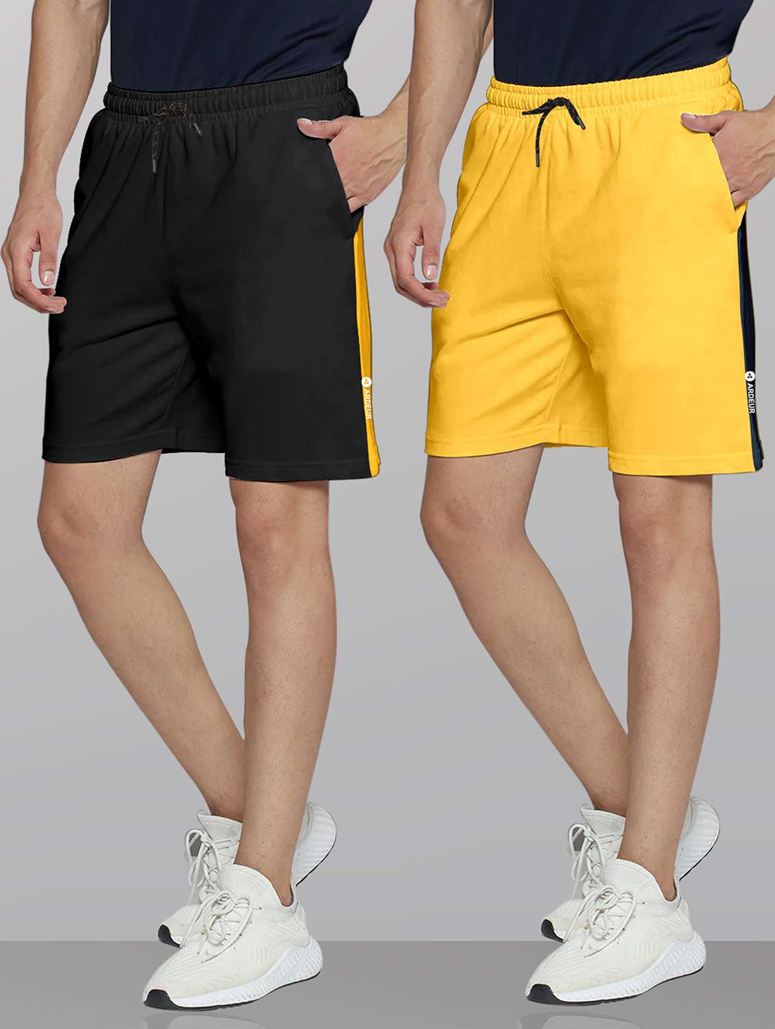 men pack of 2 mid rise shorts