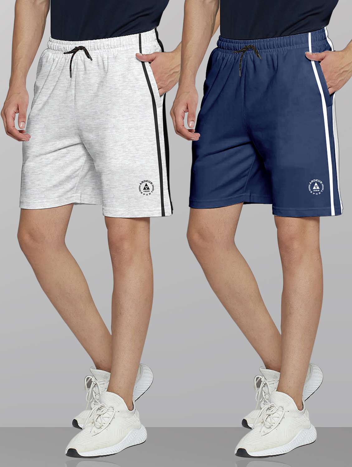 men pack of 2 mid rise shorts
