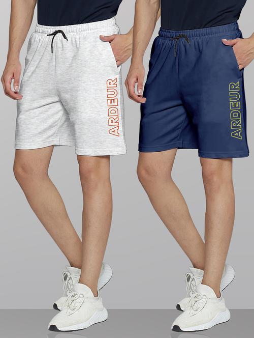 men pack of 2 mid rise shorts - 21099648 - Standard Image - 0