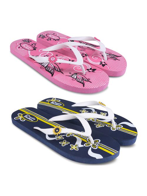 multi colored rubber slippers flip flops - 21099731 - Standard Image - 0