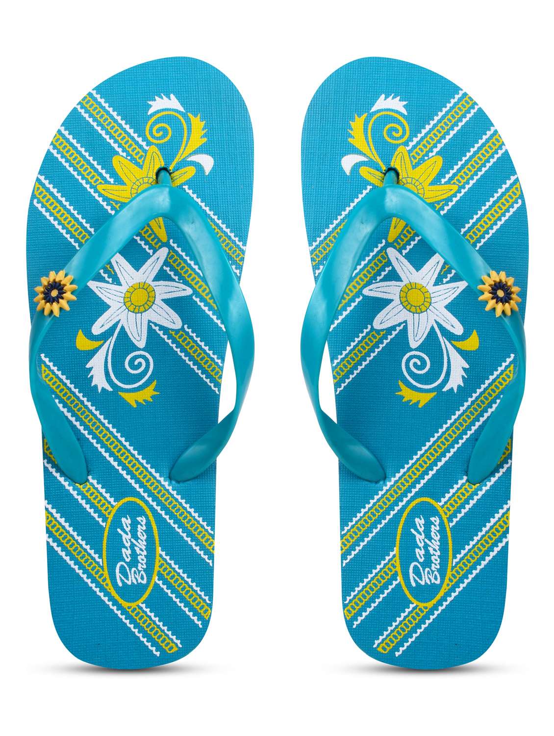 multi colored rubber slippers flip flops - 21099736 -  Standard Image - 3