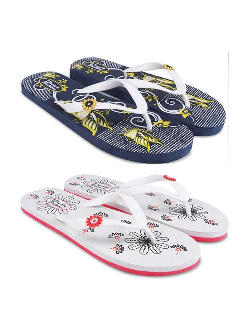 multi colored rubber slippers flip flops - 21099737 -  Standard Image - 0