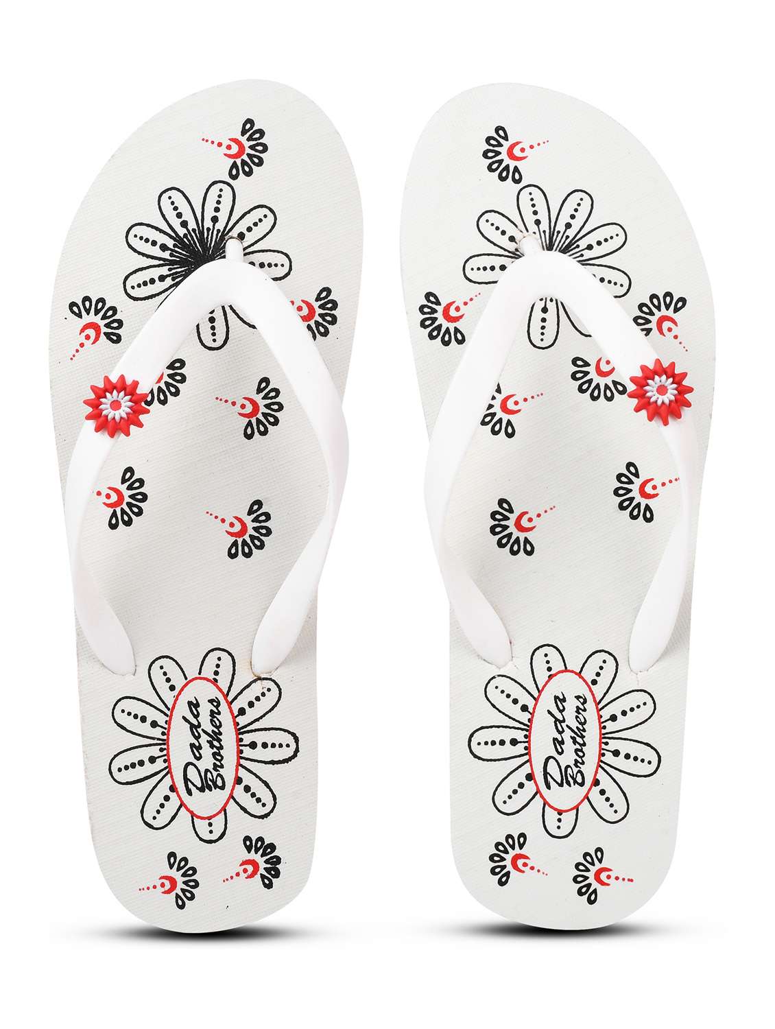 multi colored rubber slippers flip flops - 21099737 -  Standard Image - 3