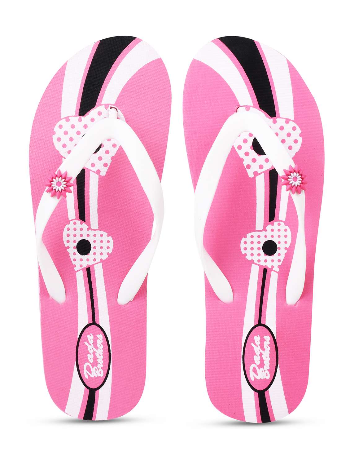 multi colored rubber slippers flip flops - 21099741 -  Standard Image - 3