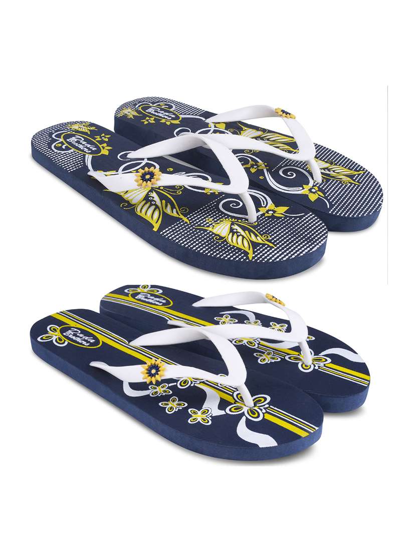 women printed slippers flip flop - 21099745 -  Zoom Image - 0
