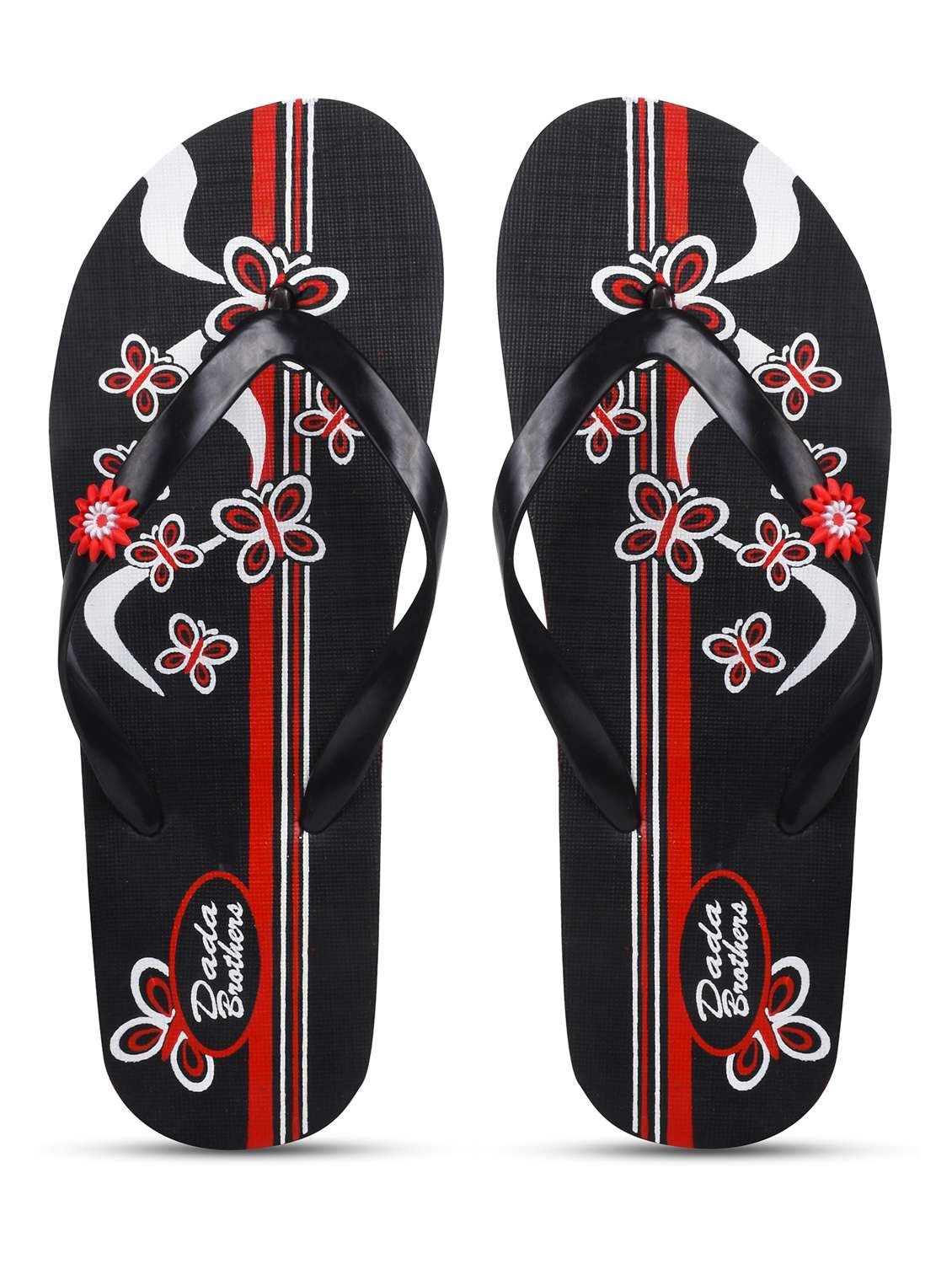 multi colored rubber slippers flip flops - 21099746 -  Standard Image - 3