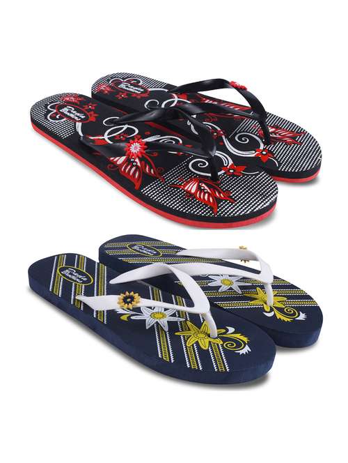 multi colored rubber slippers flip flops - 21099750 -  Standard Image - 0