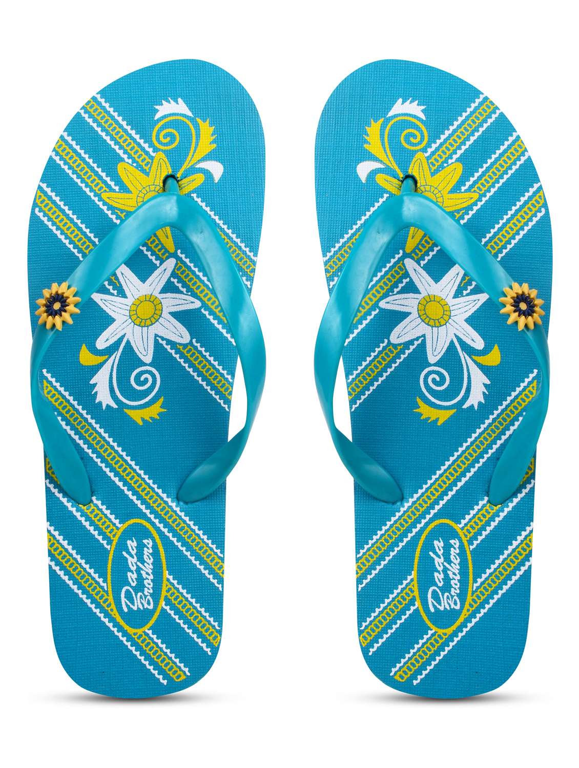 multi colored rubber slippers flip flops - 21099752 -  Standard Image - 5