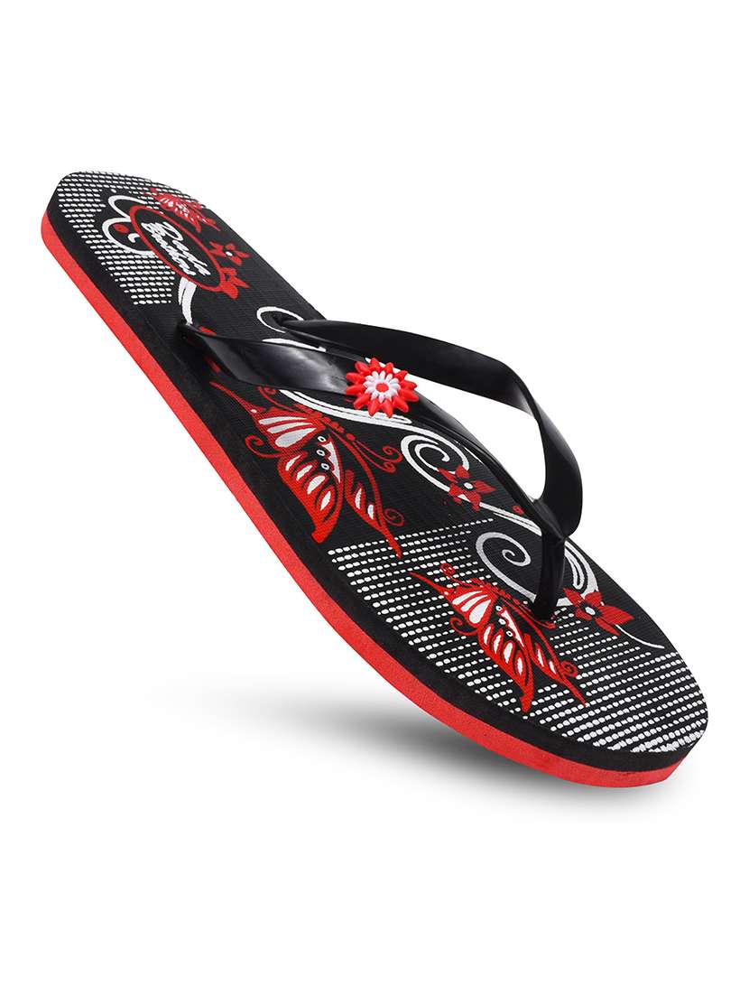 multi colored rubber slippers flip flops - 21099754 -  Standard Image - 3