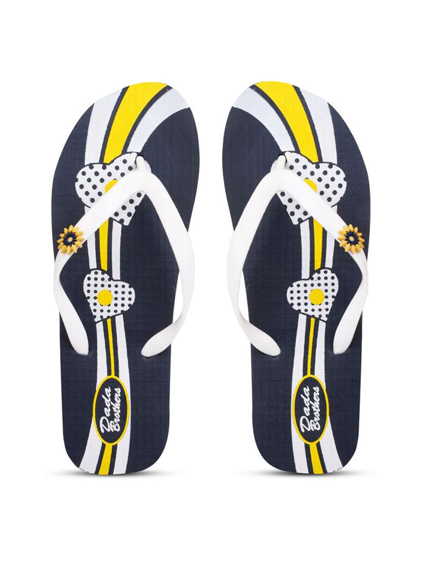 multi colored rubber slippers flip flops - 21099759 -  Standard Image - 3