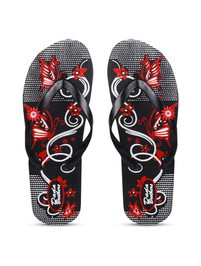 multi colored rubber slippers flip flops - 21099762 -  Standard Image - 3