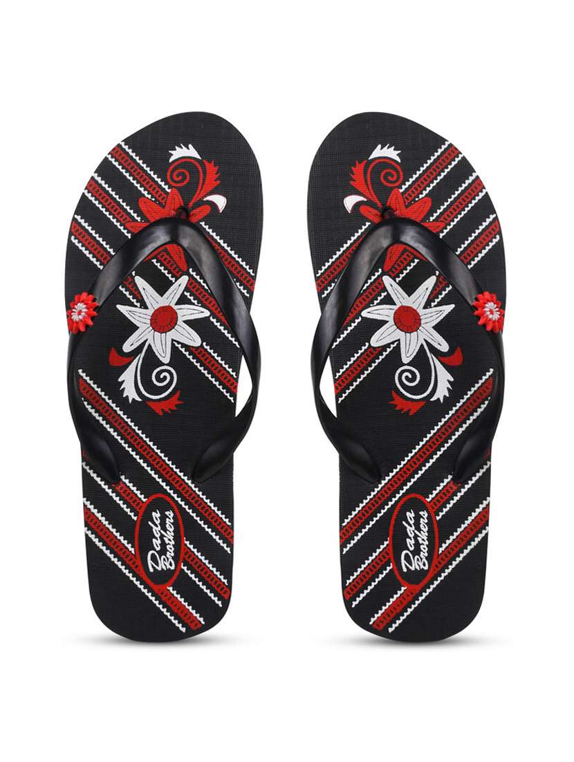 women printed slippers flip flop - 21099771 -  Standard Image - 3